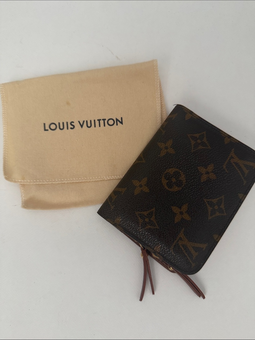 Louis Vuitton Monogram Zipped Wallet - Dark Brown with Tan Monogram